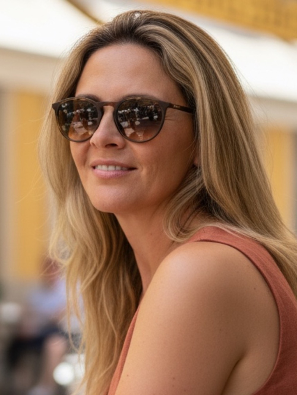 Ray-Ban RB4171 ERIKA CLASSIC - Matte Havana/Brown - Size 54/18
